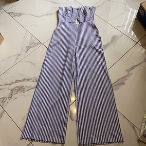 Stripe jumpsuit